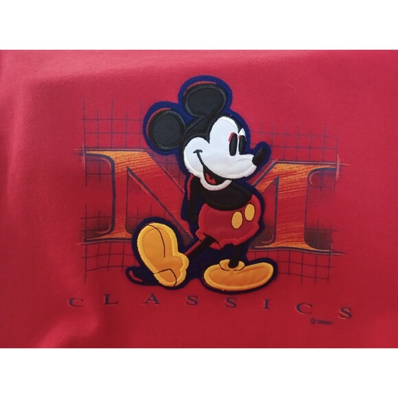 VINTAGE GENUS USA CLASSICS RED MICKEY MOUSE SWEATSHIRT SIZE MED. - Picture 6 of 7